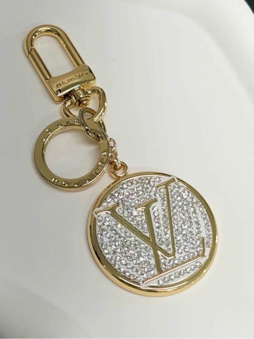 Fashionable Bag or Key Charm with Crystal Embellishments